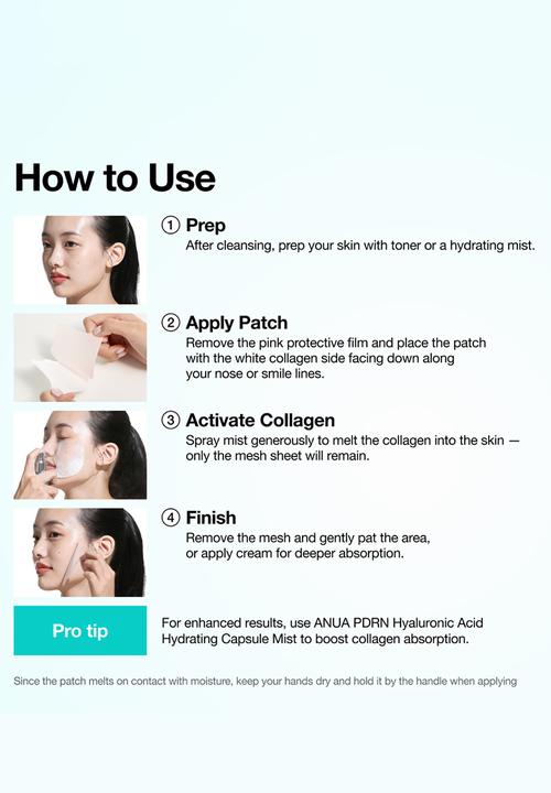 Anua - PDRN Collagen Melting Patch For Glass Skin (4ea)