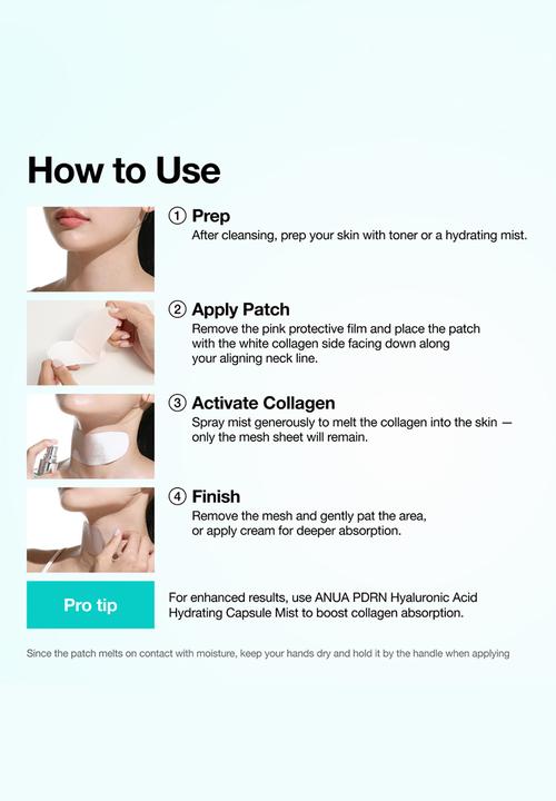 Anua - PDRN Collagen Melting Patch For Neck (4ea)