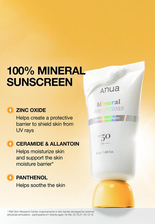Anua - Mineral Weightless Finish Sunscreen