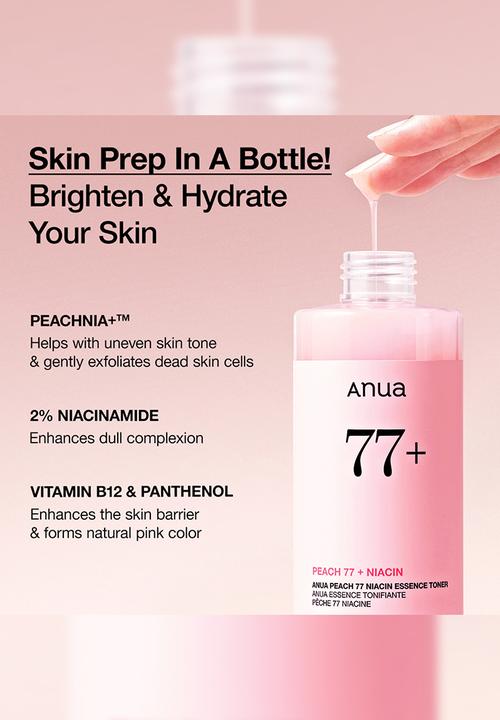 Anua - Peach 77 Niacin  Essence Toner