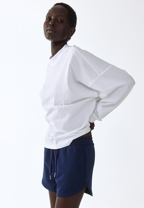 H&M - Sweatshirt shorts - dark blue