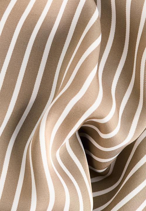 H&M - Shirt - beige/striped