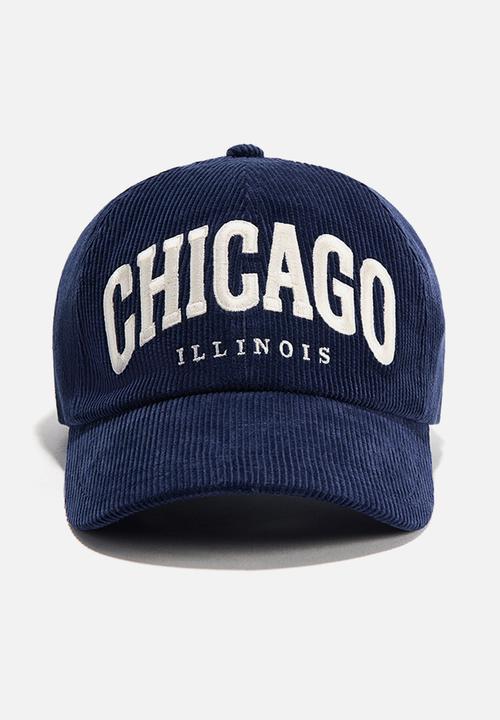 H&M - Corduroy cap - dark blue/chicago