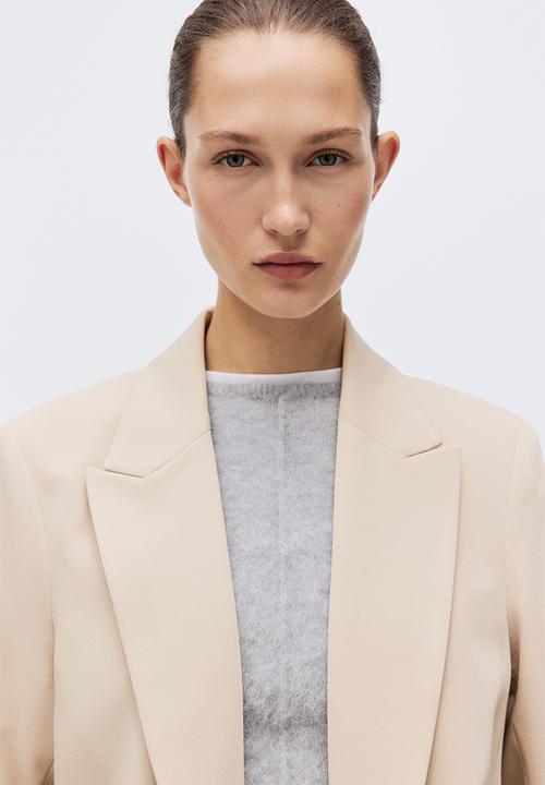 H&M - Throw-on blazer - light beige