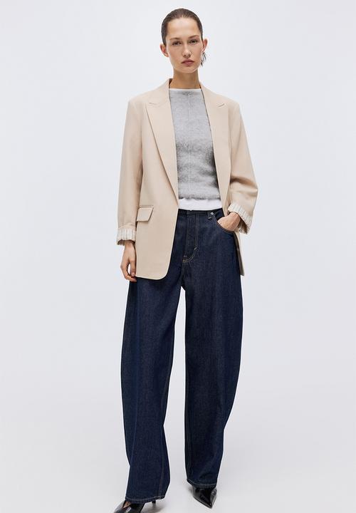 H&M - Throw-on blazer - light beige