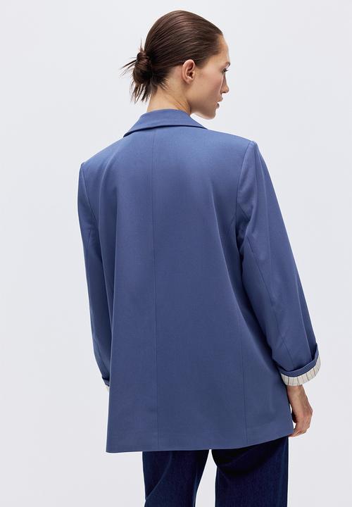 H&M - Throw-on blazer - pigeon blue