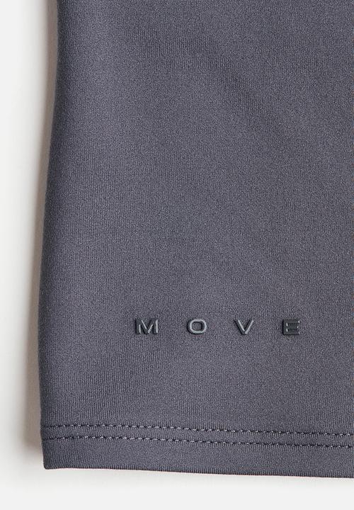 H&M - Sports top with drymove? - dark grey