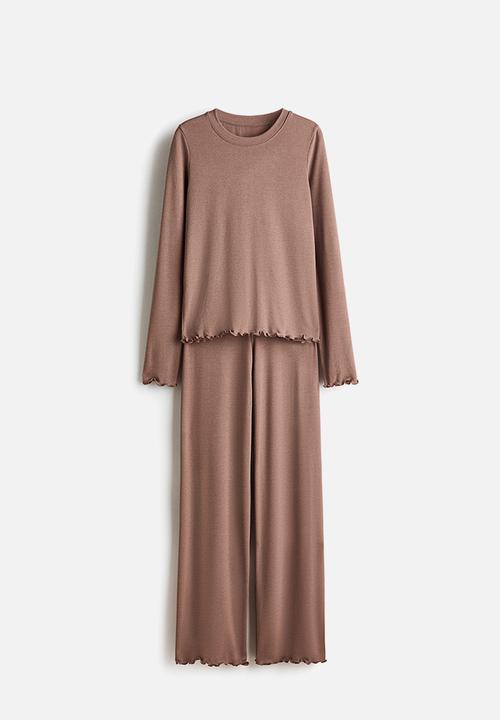 H&M - Brushed jersey pyjamas - mole marl