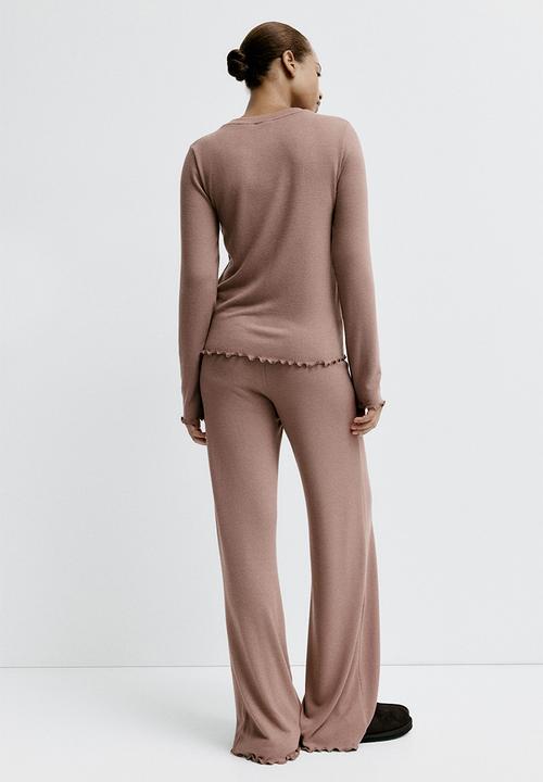 H&M - Brushed jersey pyjamas - mole marl