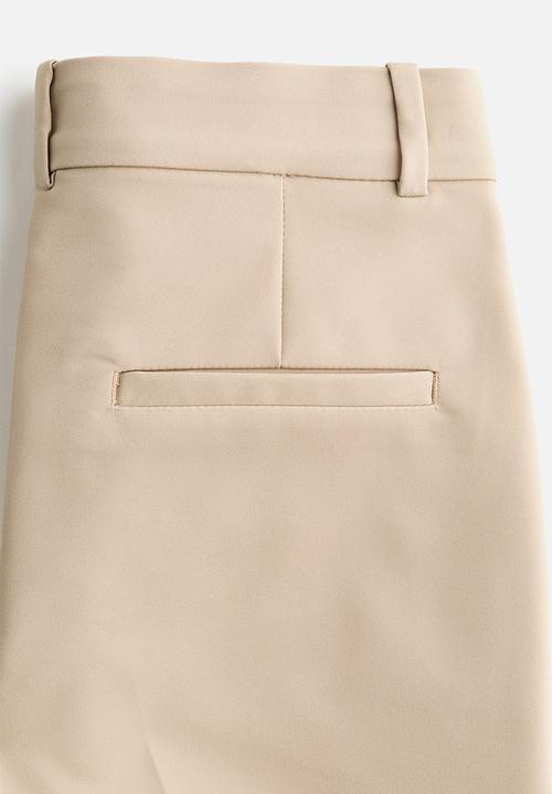H&M - Cigarette trousers - light beige