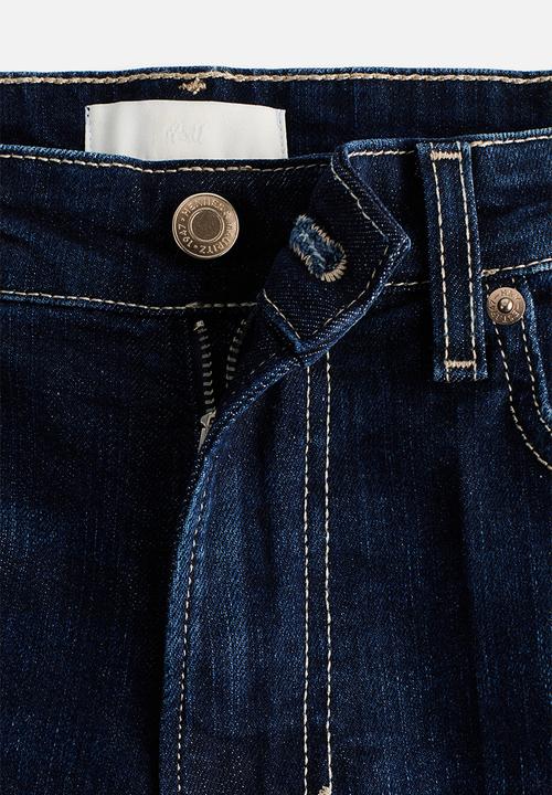 H&M - Flared high jeans - dark denim blue