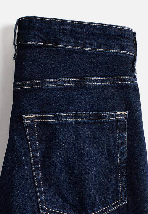 H&M - Flared high jeans - dark denim blue