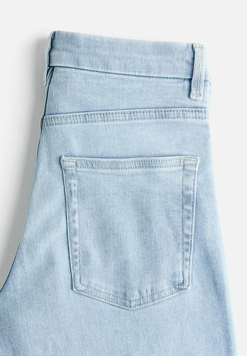 H&M - Wide high jeans - light denim blue