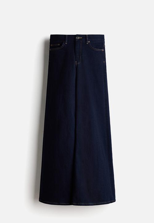 H&M - Wide high jeans - dark blue