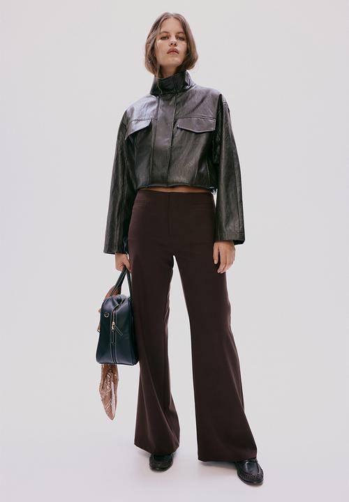H&M - Tailored trousers - dark brown