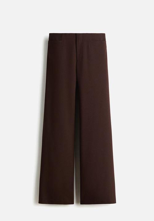 H&M - Tailored trousers - dark brown