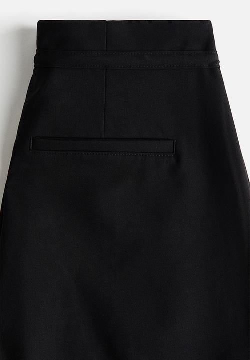 H&M - Tailored drawstring trousers - black