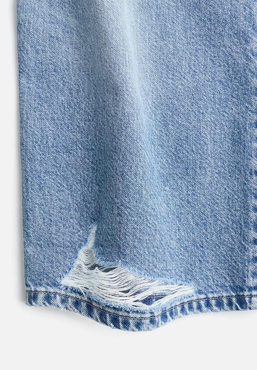 H&M - Wide regular jeans - light denim blue