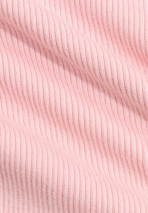 H&M - Rib-knit top - pink