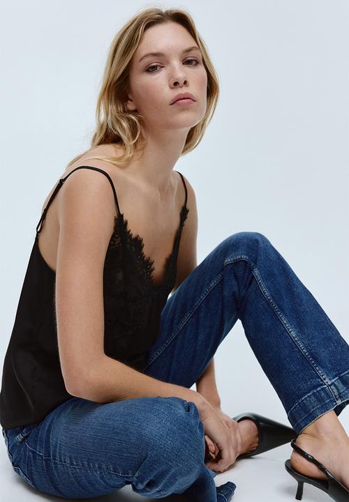 H&M - Bootcut regular jeans - denim blue