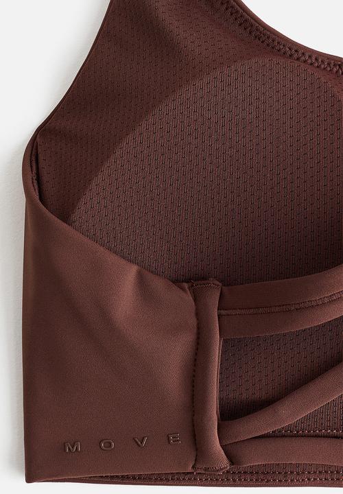 H&M - Sculptmove™ medium support sports bra - brown