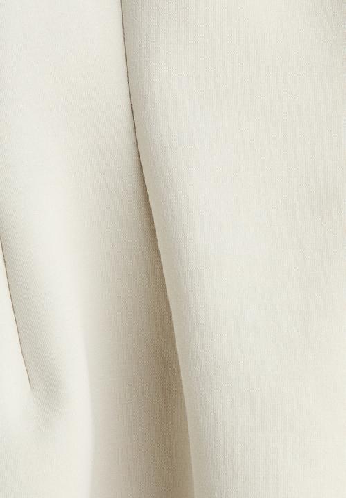 H&M - Waisted interlock top - light beige