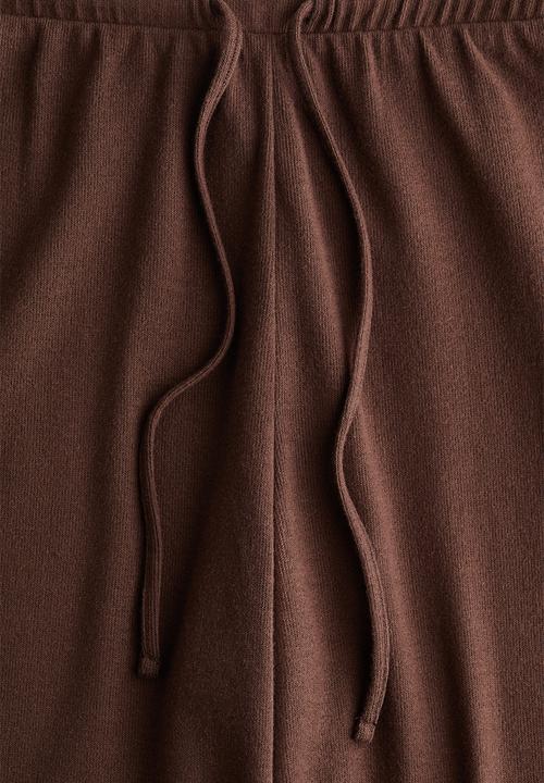 H&M - Fine-knit trousers - brown