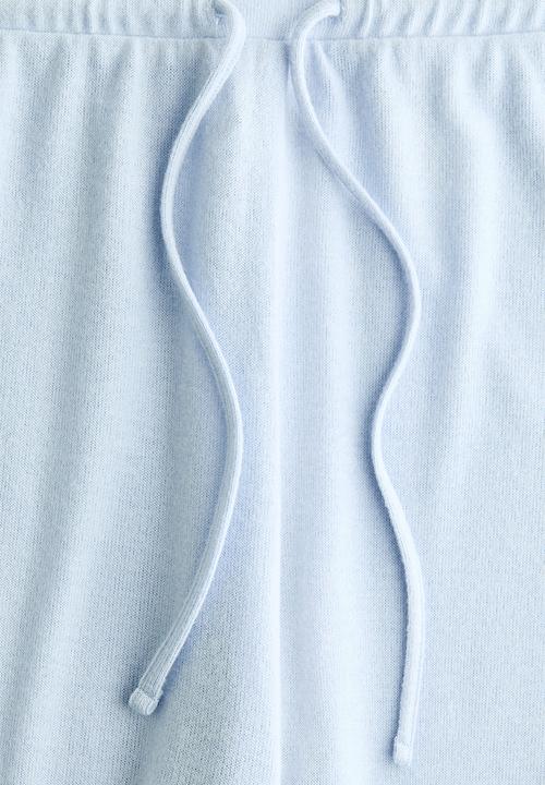 H&M - Fine-knit trousers - light blue