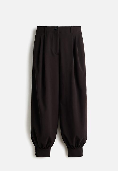 H&M - Balloon-leg trousers - dark brown