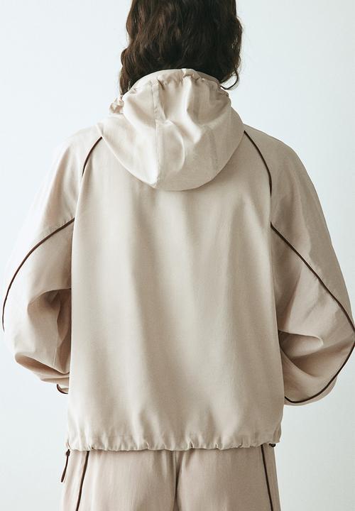 H&M - Oversized windbreaker - light beige