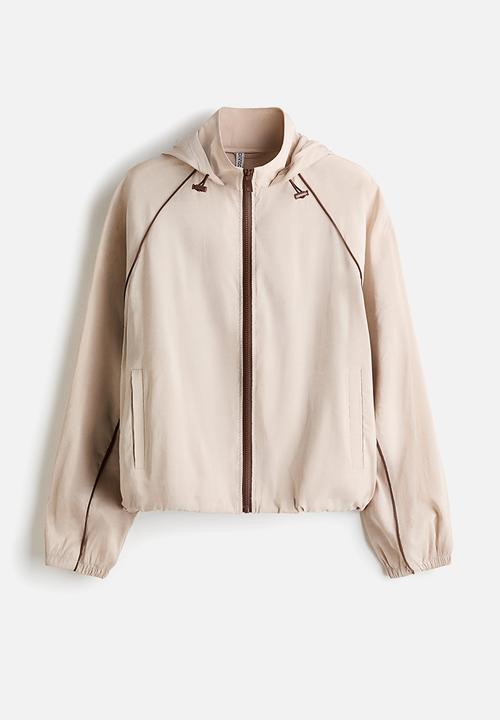 H&M - Oversized windbreaker - light beige