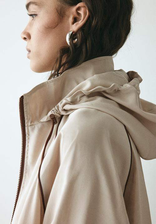 H&M - Oversized windbreaker - light beige