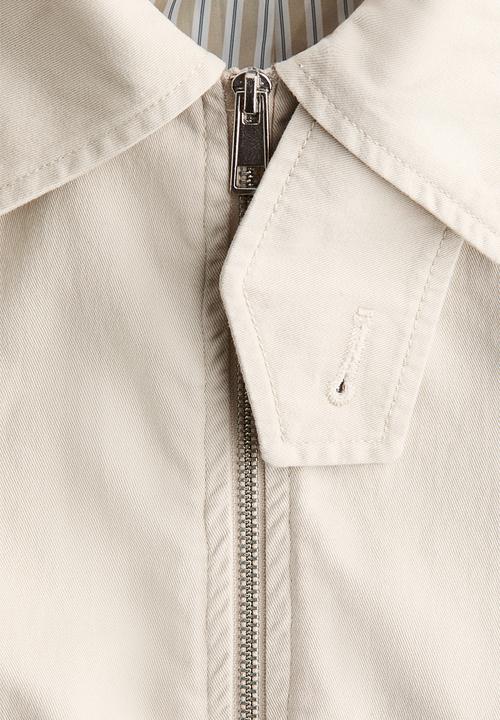 H&M - Collared twill jacket - light beige