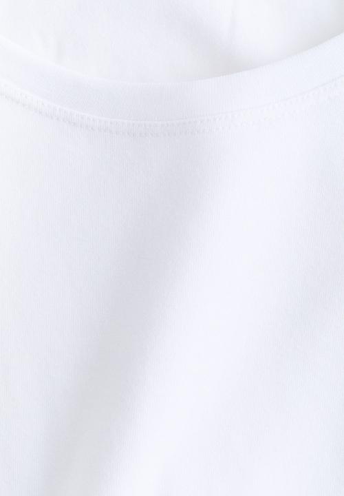 H&M - Fitted cotton top - white