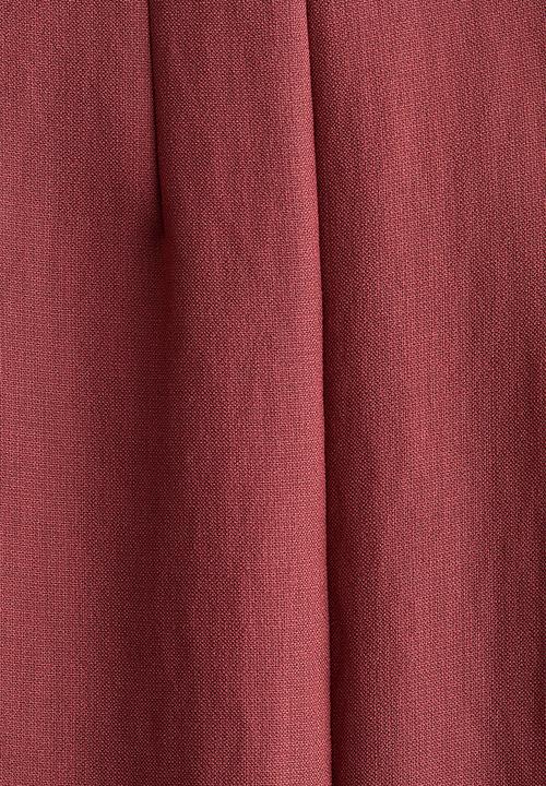 H&M - Waisted sleeveless dress - dark red
