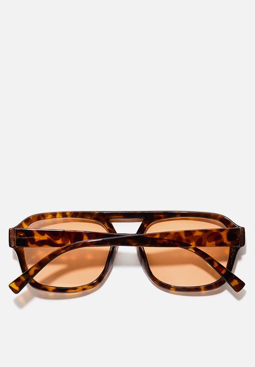 H&M - Aviator-style sunglasses - brown/tortoiseshell pattern