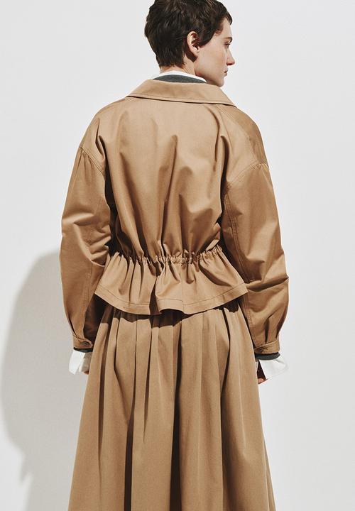 H&M - Cotton twill jacket - dark beige