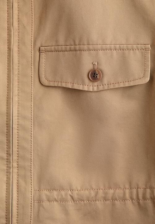 H&M - Cotton twill jacket - dark beige