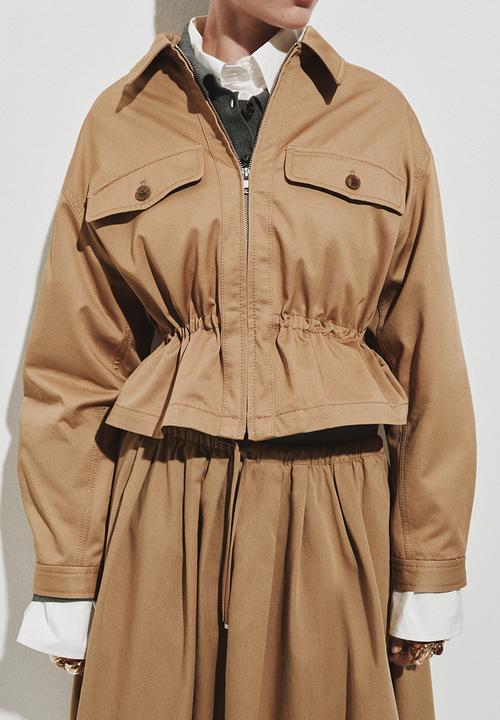 H&M - Cotton twill jacket - dark beige