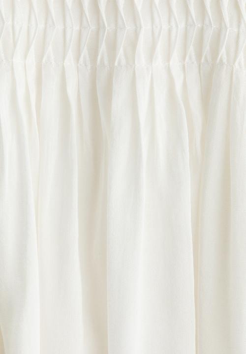 H&M - Pintucked blouse - white