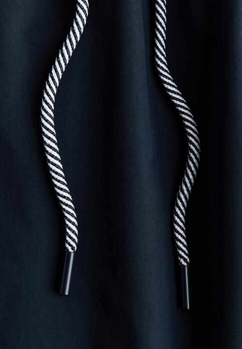 H&M - Cotton drawstring skirt - navy blue