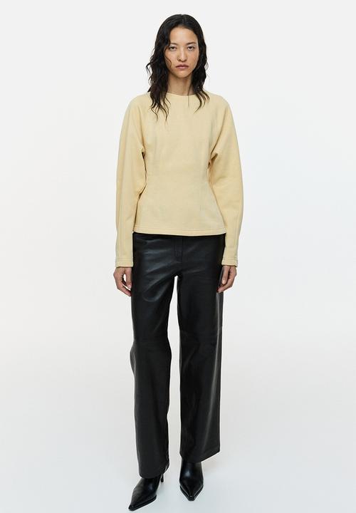 H&M - Waisted sweatshirt - beige