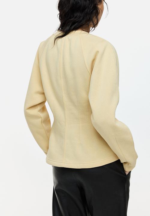 H&M - Waisted sweatshirt - beige