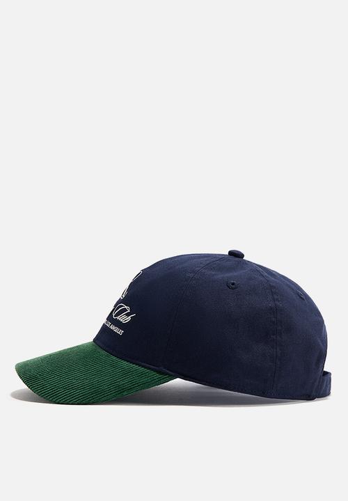 H&M - Corduroy-peak twill cap - dark blue/running club