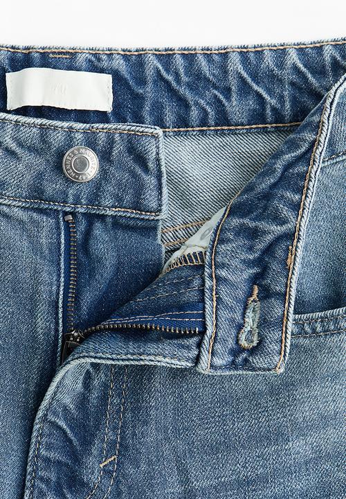 H&M - Wide high jeans - denim blue