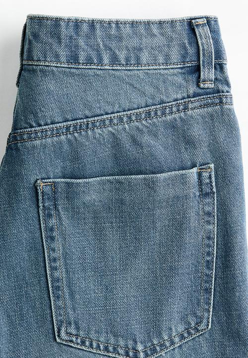 H&M - Wide high jeans - denim blue