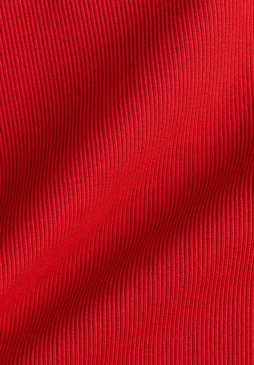 H&M - Ribbed boat-neck top - red