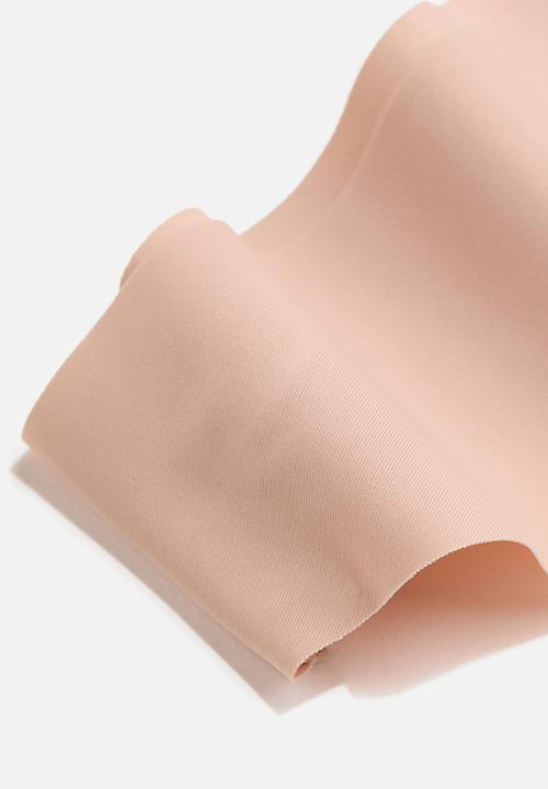 H&M - 3-Pack invisible thong briefs with lycra - light beige