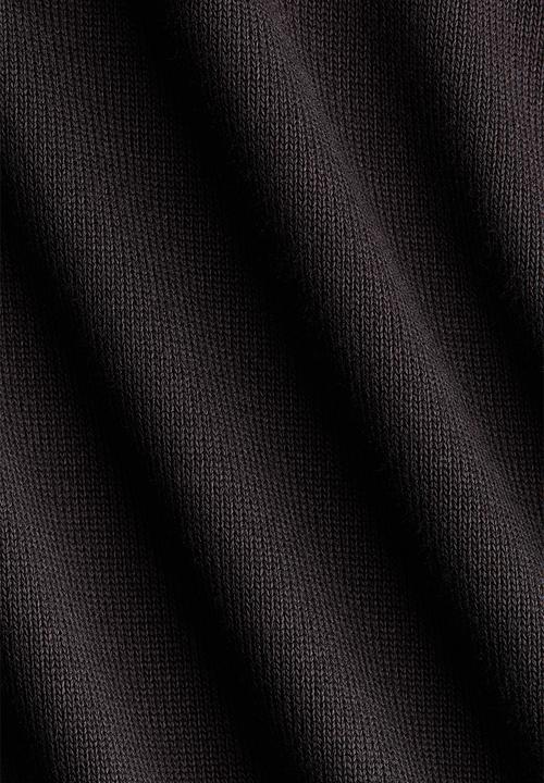 H&M - Draped fine-knit top - dark brown