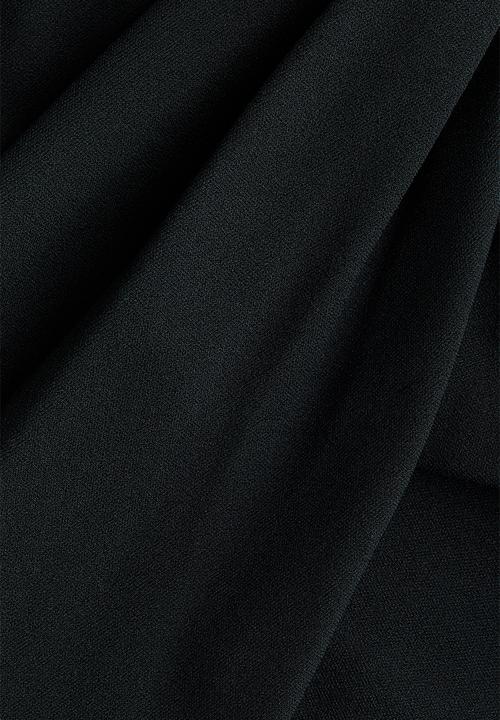H&M - Draped interlock bandeau top - black